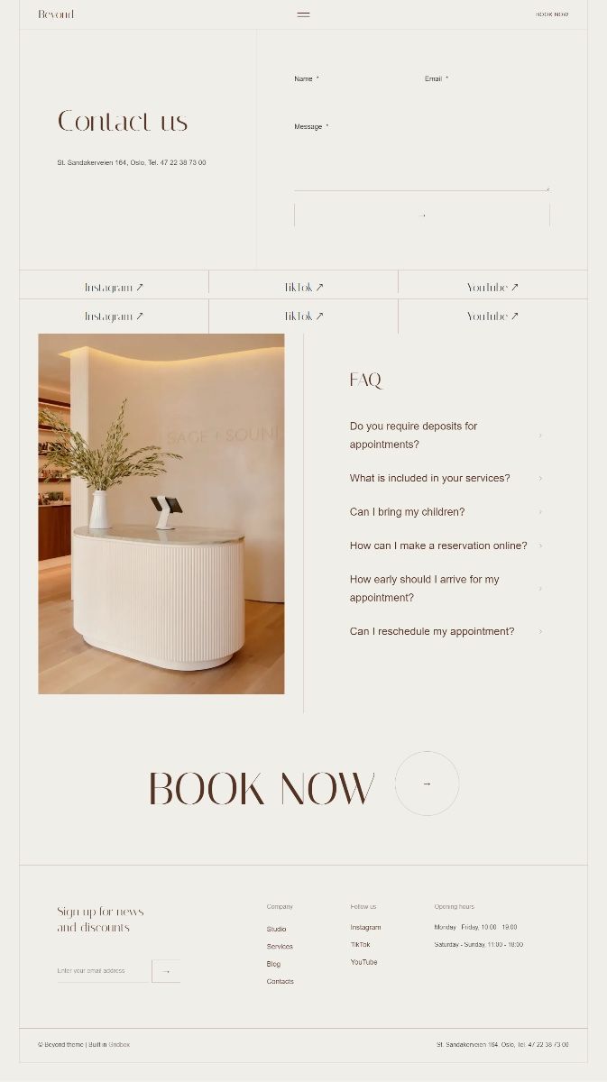 Scandinavian Clean Spa & FAQ