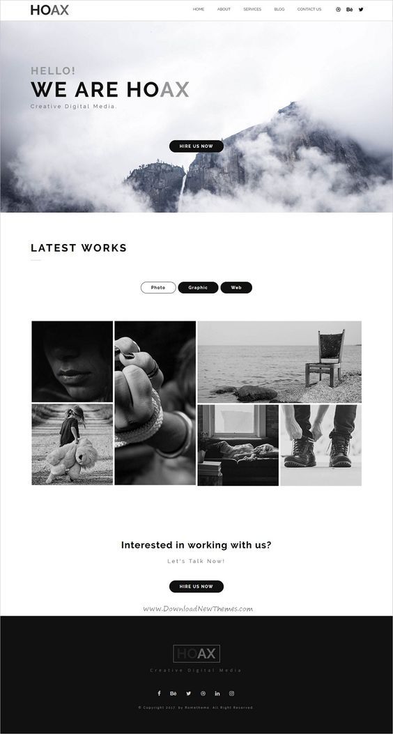 Alpine Monochrome Agency Grid