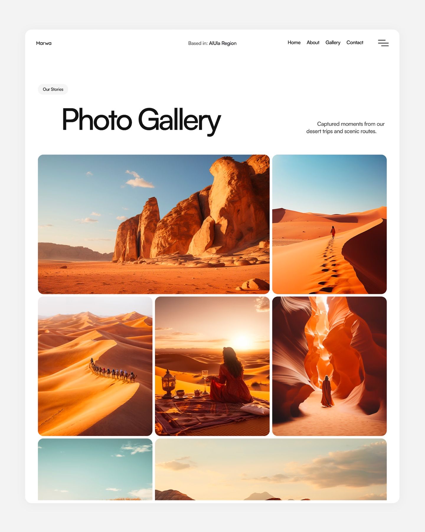 Desert Ochre Rounded Lookbook